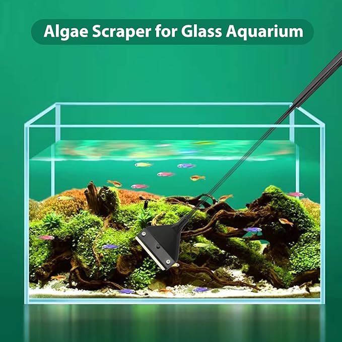 Algae Scraper for Glass Aquarium, Aquarium Razor Scraper - Image 3