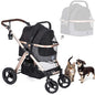 HPZ Pet Rover Prime 3-in-1 Luxury Dog/Cat Stroller by HPZ