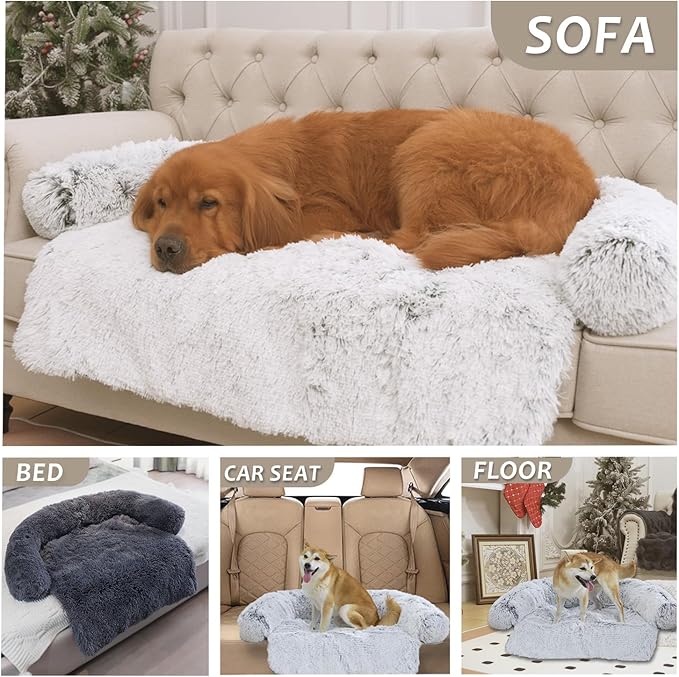 Tinaco Calming Dogs/Cats Bed Mats, Dog Pad Washable Removable Couch Cover - Image 7