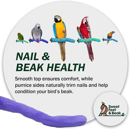 Sweet Feet & Beak Safety Pumice Bird Perch, Medium 1-1/4" X 12" - Image 8