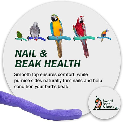 Sweet Feet & Beak Safety Pumice Bird Perch, Medium 1-1/4" X 12" - Image 8
