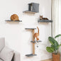FUKUMARU Cat Wall Shelves, Stable & Safe 4 in 1 Cat Wall Mounted Furniture Set by FUKUMARU