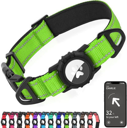Joytale Airtag Dog Collar, Reflective Pet Collar by Joytale