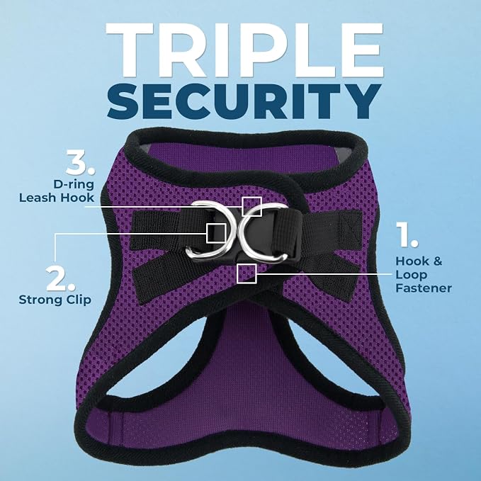 Best Pet Supplies Voyager Step-in Air All Weather Mesh Harness and Reflective - Image 3