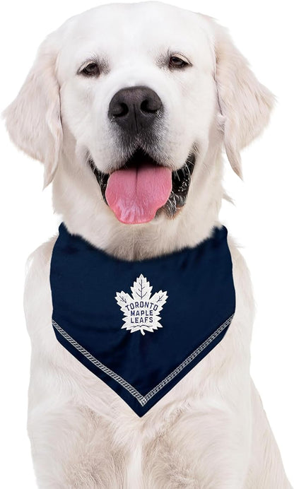 Pets First NHL Toronto Maple Leafs TIE Bandana, Size Small/Medium. Dog Bandana - Image 4