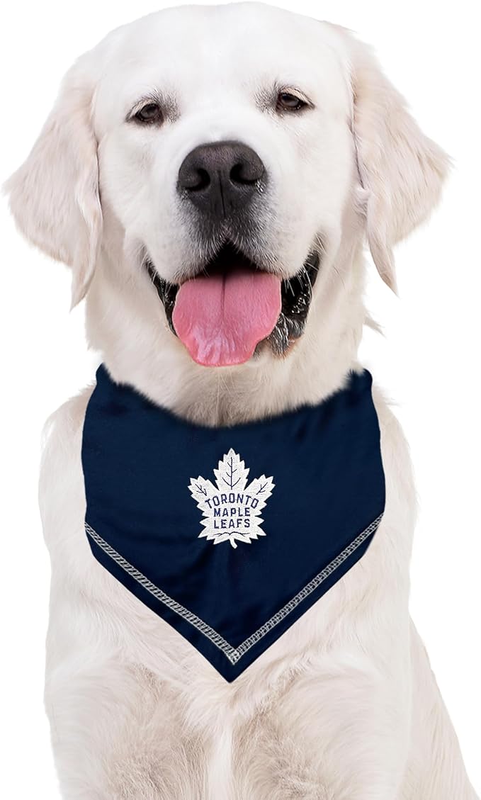 Pets First NHL Toronto Maple Leafs TIE Bandana, Size Large/X-Large. Dog Bandana - Image 4