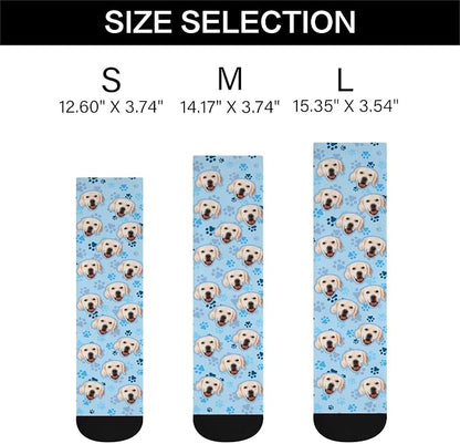 D-Story Custom Face Socks, Personalized Photo Picture on Socks, Unisex Athletic - Image 6