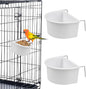 Bird Feeder, Bird Water Cage Accessories, Hanging Bird Food Bowl Cups by Symphonyw