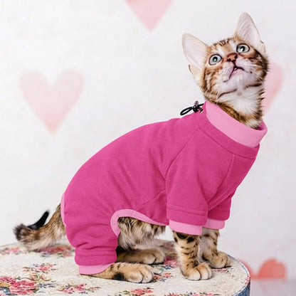 PUMYPOREITY Cat Recovery Suit, Stops Wound Licking After Surgery, Sticky Hair - Image 7