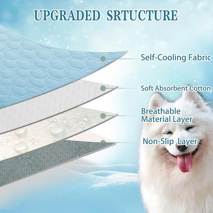 Cooling Mat for Dogs Thicken Pad for Cats, Rabbit&Medium, Large Dogs Internal - Image 2