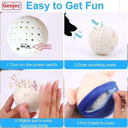Interactive Dog Toys, Active Moving Pet Plush Toy, 2026 New shaking dog ball - Image 3