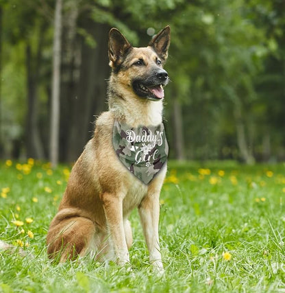 Dog Bandana, My Dad is My Hero, Dogs Scarf Classical Printing, Dogs Scarf - Image 4