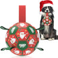 QDAN Christmas Dog Balls with Straps, Soccer Ball by QDAN