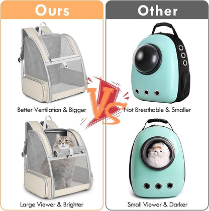 Cat Backpack Carrier, Large Pet Carrier Backpack - Image 4