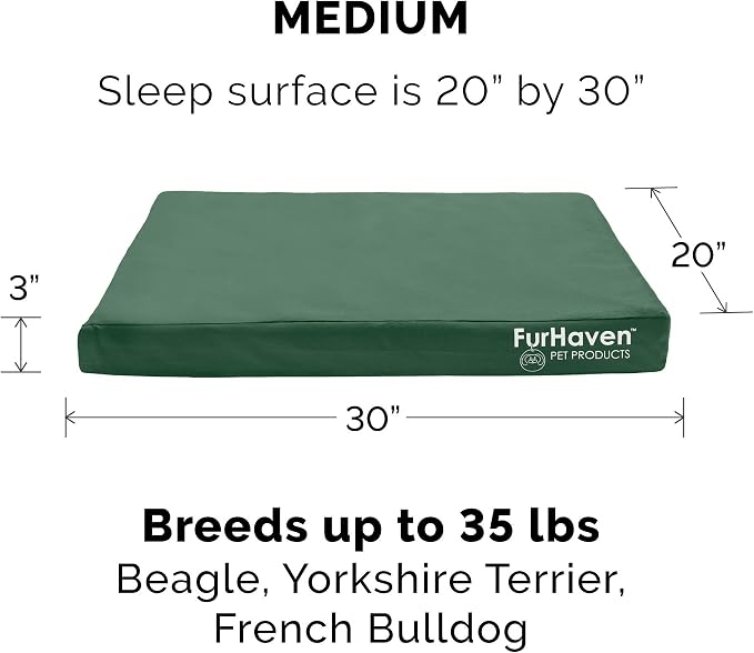 Furhaven Water-Resistant Cooling Gel Dog Bed - Image 2