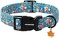 DOGWONG Fall Maple Dog Collar- Cute Classic Fall Autumn Flower Dog Collars by DOGWONG