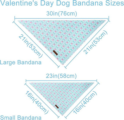 Summer Dog Bandana, UP URARA PUP Strawberry and Bowknot Triangle Bid Scarf - Image 2