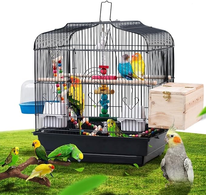 20.5"x18.1"x14.2" Portable Bird Travel Cage - Image 8