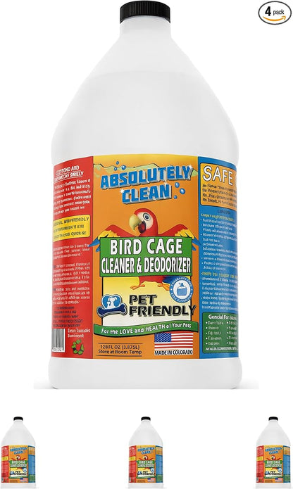 Absolutely Clean Amazing Bird Cage Cleaner and Deodorizer by AbsolutelyClean
