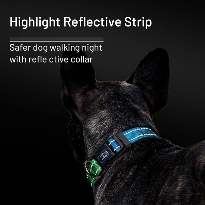 Roses&Poetry Collars for Dogs, Adjustable Reflective Durable Pet Collars for - Image 5
