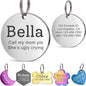 Anavia Personalized Pet ID Tags, Stainless Steel Glossy Laser Engraved Dog Cat by Anavia