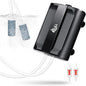 AQQA Aquarium Air Pump, 3.5W 5W Dual Outlet Oxygen Pump by AQQA