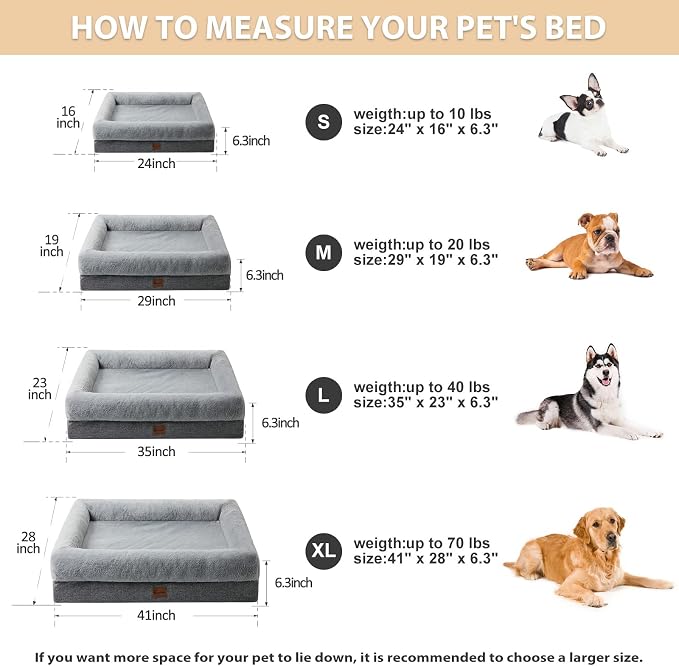 BFPETHOME XL Extra Orthopedic Dog Bed - Image 3
