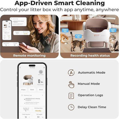 Self Cleaning Litter Box, Automatic Cat Litter Box - Image 5