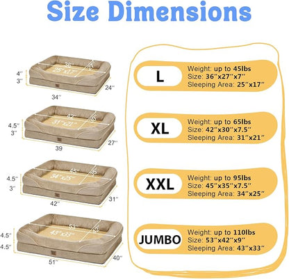 Washable Orthopedic Large Dog Bed - Image 7