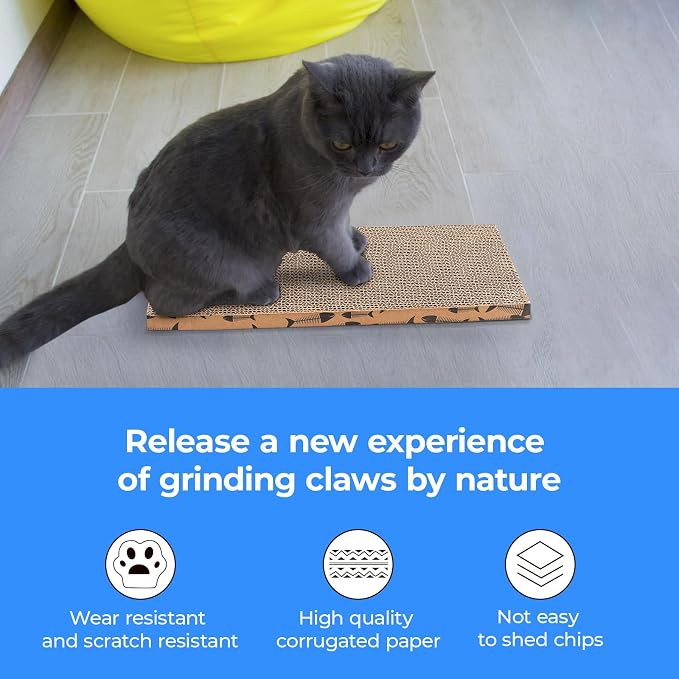 Mini Cat Scratching Board Small Cat Scratcher Cardboard Cat Scratch pad Cat - Image 5