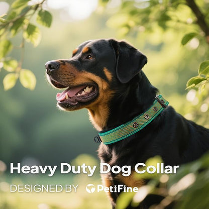 PetiFine Dog Collars for Small Dogs, Neoprene Padded and Adjustable, Reflective - Image 2