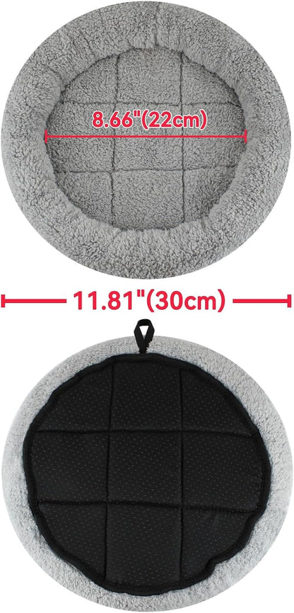 Enjoying Small Cat Bed Mat, 11.81" Round, Self Warming Cat Mat - Image 4