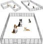 Dog Playpen, 32/40/45 Inch Height in Heavy Duty, Folding Indoor Outdoor by BestForYourPets
