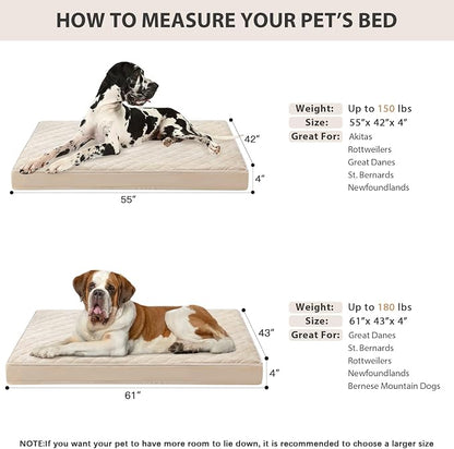 WNPETHOME Orthopedic Giant Dog Beds Large Sized Dog, Waterproof Extra Large - Image 5