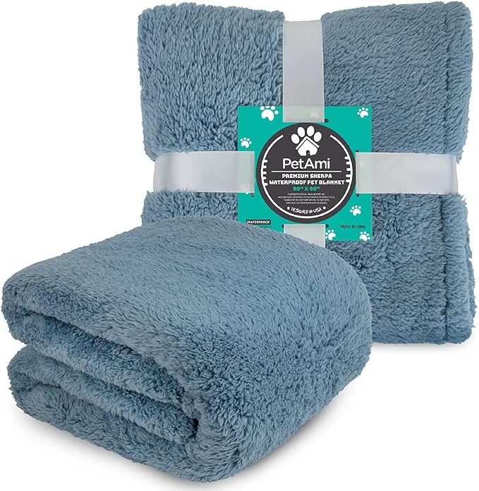 PetAmi Fluffy Waterproof Dog Blanket - Image 8