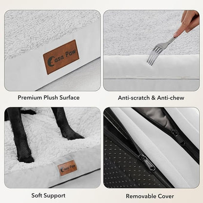 Orthopedic Dog Beds for Large Sized Dogs, Waterproof Egg Crate Foam Large Dog - Image 6