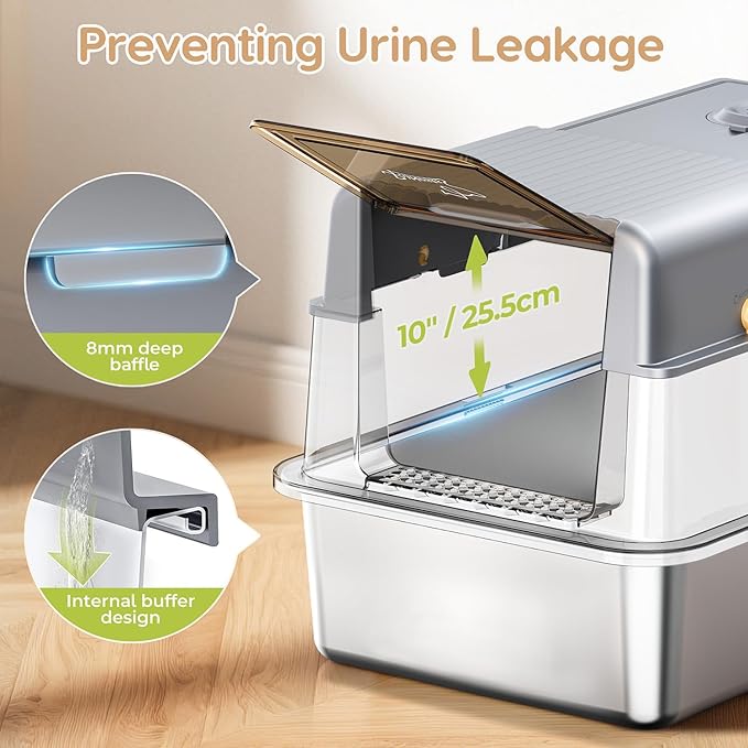 L7 Pro-Stainless Steel Litter Box - Image 3