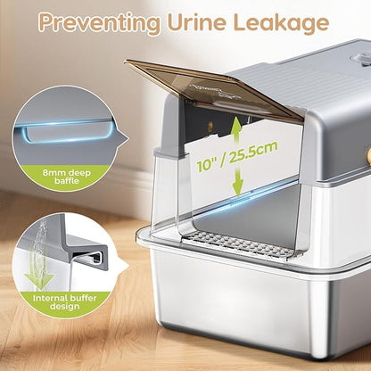 L7 Pro-Stainless Steel Litter Box - Image 3