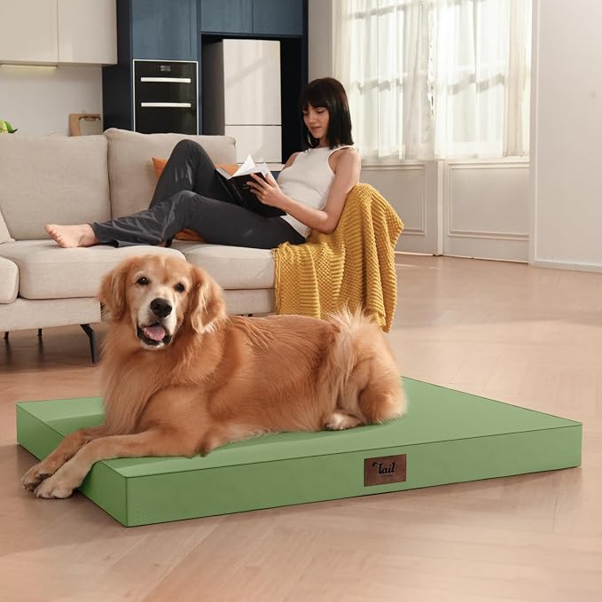 Outdoor Orthopedic Dog Bed for Extra Large Dogs, XL Waterproof Flat Pet Bed - Image 5