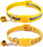 Yellow Cat Collar Breakaway, Break Away Kitten Collar by YOUALSO