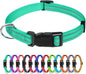 TagME Reflective Nylon Dog Collars, Adjustable Classic Pet Collar by TagME