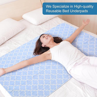 OUTCREATOR® Washable Bed Pads 34" x 76", Incontinence Mattress Protector - Image 7