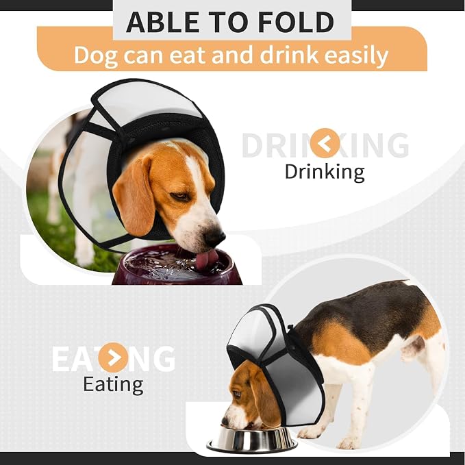 Allroaring Dog Cone Collar, Soft Dog Cones - Image 3