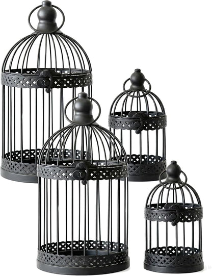 Vela Lanterns Bird Cage Decor Candle Holder Lantern Decorative Table by VelaCandleLanterns