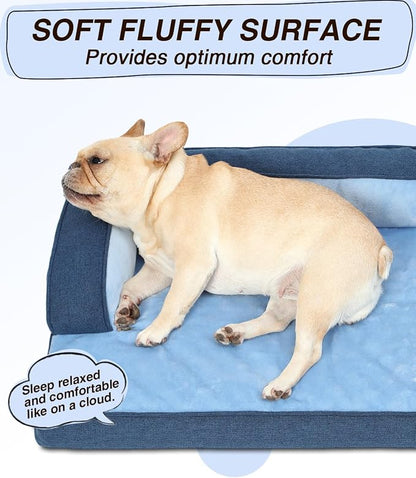 KSIIA Washable Dog Bed Large Sized Senior Dog, Orthopedic Warm Soft Pet Sofa - Image 6