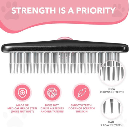 Dog rake deshedding dematting Brush Comb - Image 4