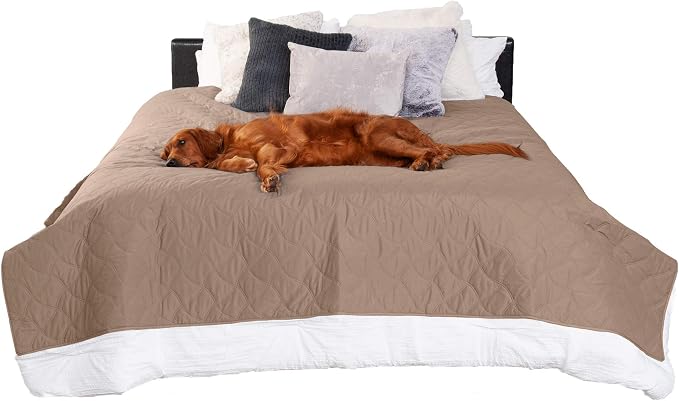 Furhaven Waterproof & Non-Slip Queen Size Mattress Cover Protector by FurHaven