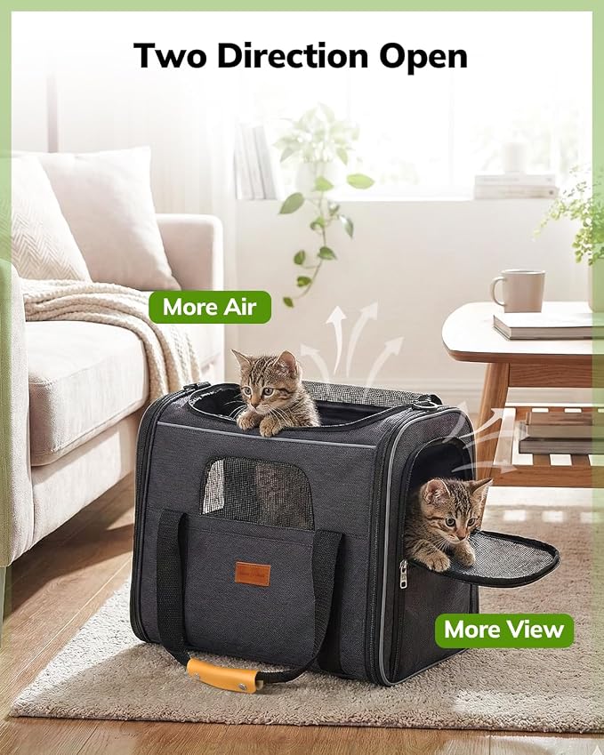 Morpilot Pet Travel Carrier Bag, Soft-Sided Dog Carrier Cat Carrier Pet Carrier - Image 7