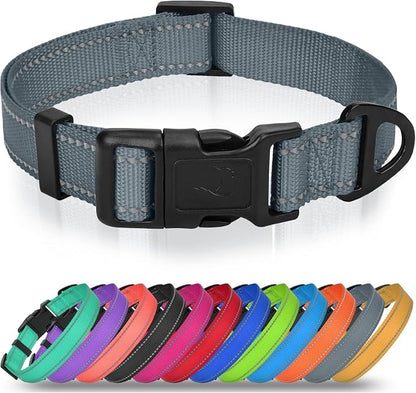 Joytale Small Dog Collar, Reflective and Adjustable Nylon Collar by Joytale