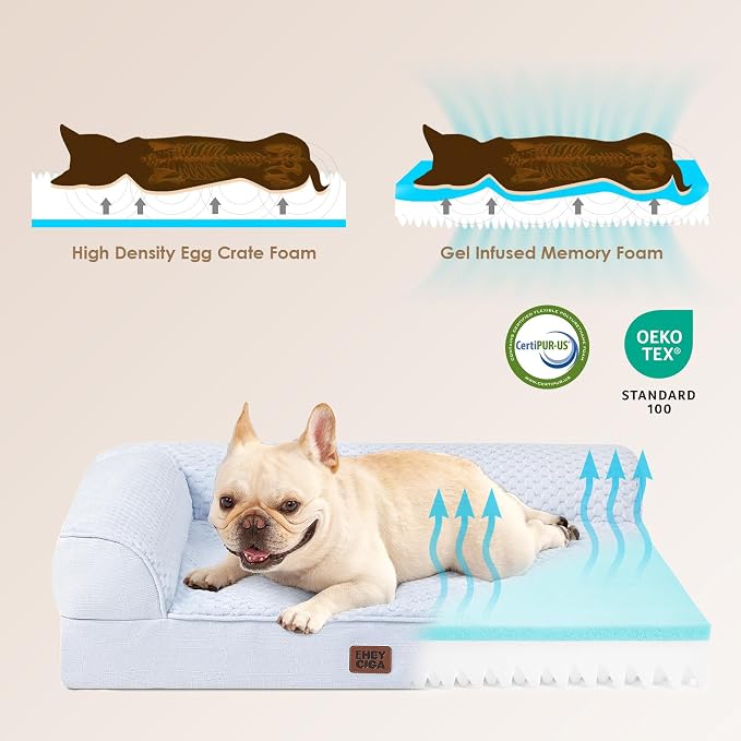 EHEYCIGA XL Dog Bed Memory Foam - Image 4